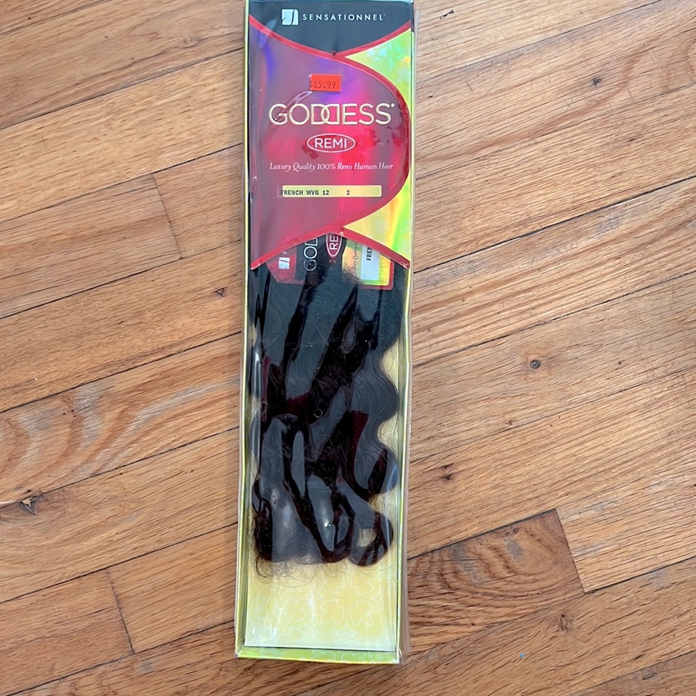 Goddess Remi Human Hair Weft 12” color-2